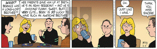 Luann on Monday February 5, 2007 Comic Strip