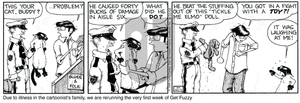Get Fuzzy on Tuesday June 18, 2002 Comic Strip