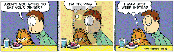 Garfield on Wednesday January 23, 2002 Comic Strip