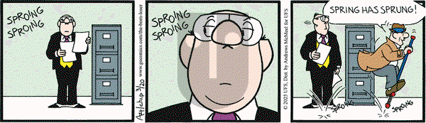 The Born Loser on Thursday March 20, 2025 Comic Strip