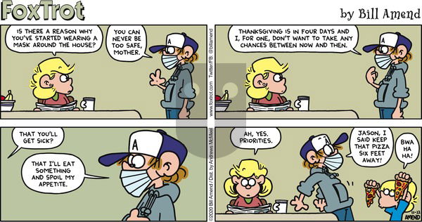 FoxTrot on Sunday November 22, 2020 Comic Strip