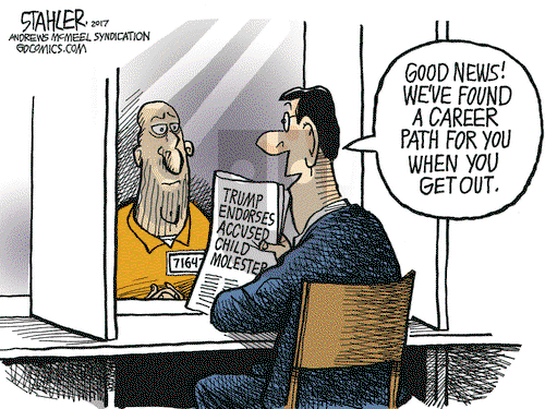 Jeff Stahler on Wednesday December 6, 2017 Comic Strip