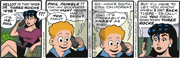 Nancy on Tuesday November 27, 2012 Comic Strip