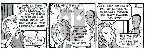 The Boondocks on Monday March 26, 2001 Comic Strip