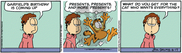 Garfield on Tuesday June 17, 2008 Comic Strip