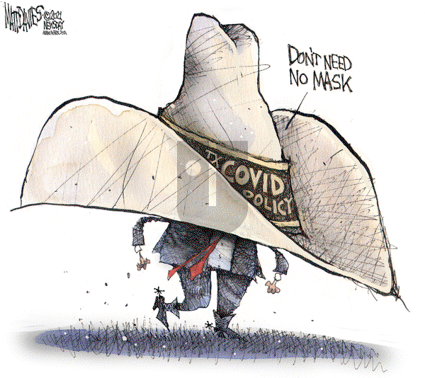 Matt Davies on Monday March 8, 2021 Comic Strip