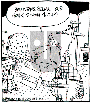 Reality Check on Saturday February 22, 2003 Comic Strip