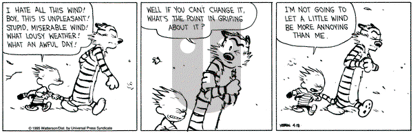 Calvin and Hobbes on Tuesday April 18, 1995 Comic Strip