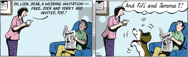 Fred Basset on Saturday August 31, 2019 Comic Strip