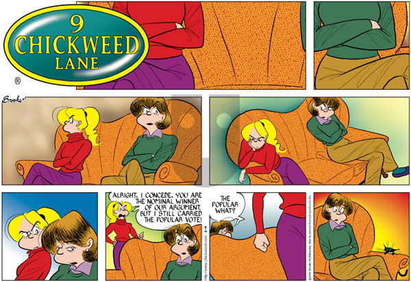 9 Chickweed Lane on Sunday February 4, 2001 Comic Strip