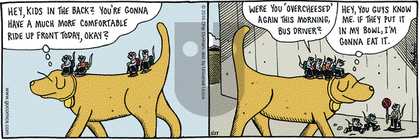 Overboard on Wednesday January 27, 2016 Comic Strip