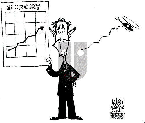 Lalo Alcaraz on Friday November 7, 2003 Comic Strip