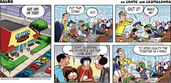 Baldo on Sunday December 6, 2009 Comic Strip