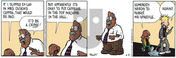 Frazz on Tuesday June 8, 2004 Comic Strip