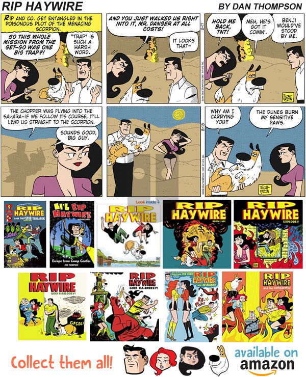 Rip Haywire on Sunday August 12, 2018 Comic Strip