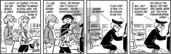 Doonesbury on Tuesday February 11, 1986 Comic Strip