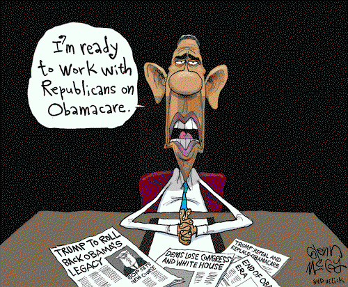 Glenn McCoy on Monday November 14, 2016 Comic Strip