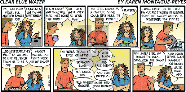 Clear Blue Water on Sunday October 9, 2005 Comic Strip