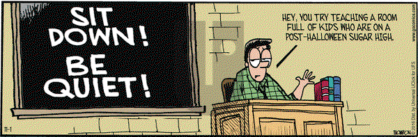 Grand Avenue on Tuesday November 1, 2016 Comic Strip
