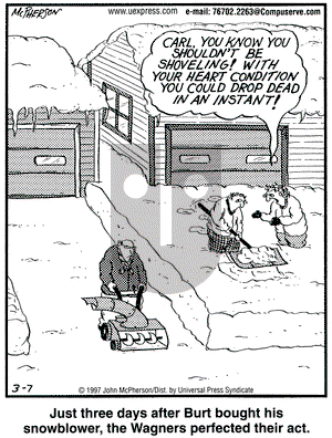 Close to Home on Saturday December 27, 2003 Comic Strip