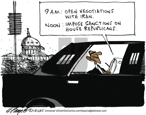 Henry Payne on Monday November 25, 2013 Comic Strip
