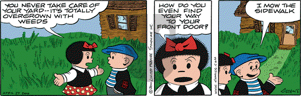 Nancy on Tuesday April 27, 2010 Comic Strip