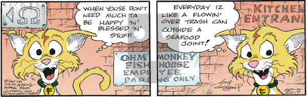 Nancy on Saturday October 14, 2017 Comic Strip