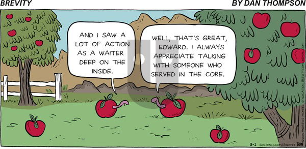 Brevity on Sunday March 1, 2020 Comic Strip