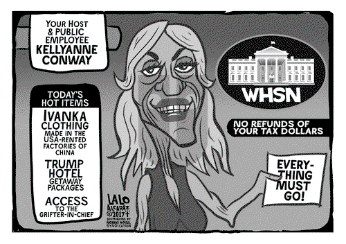 Lalo Alcaraz on Friday February 10, 2017 Comic Strip