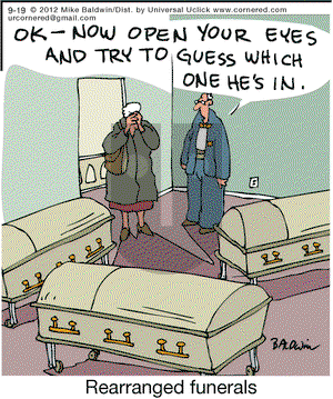 Cornered on Wednesday September 19, 2012 Comic Strip