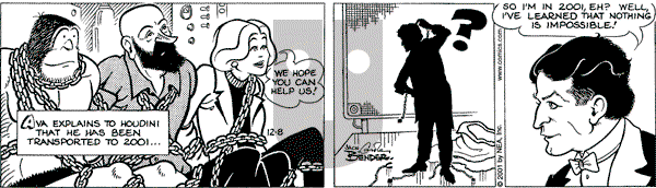 Alley Oop on Saturday December 8, 2001 Comic Strip