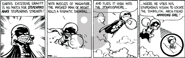 Calvin and Hobbes - Thursday February 14, 1991 Comic Strip
