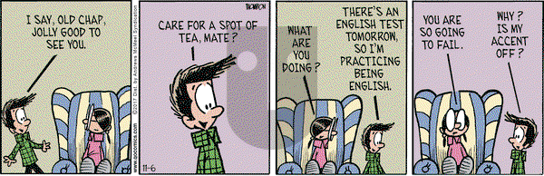 Grand Avenue on Monday November 6, 2017 Comic Strip