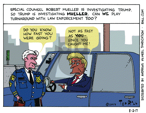 Ted Rall on Wednesday August 2, 2017 Comic Strip