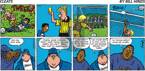 Cleats on Sunday November 12, 2006 Comic Strip