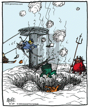 In the Bleachers on Friday March 20, 2009 Comic Strip