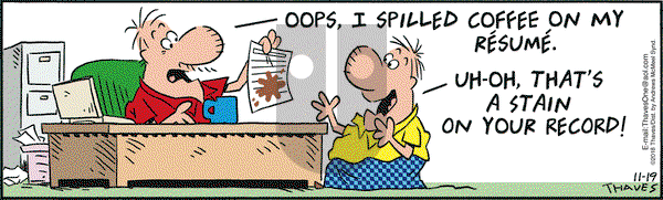 Frank and Ernest on Monday November 19, 2018 Comic Strip