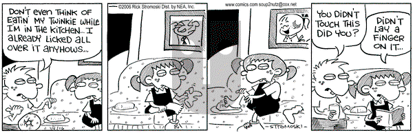 Soup to Nutz - Old on Wednesday January 4, 2006 Comic Strip