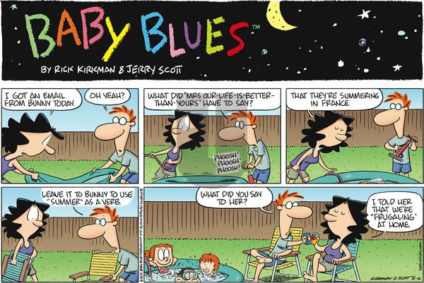 Baby Blues on Sunday August 16, 2015 Comic Strip