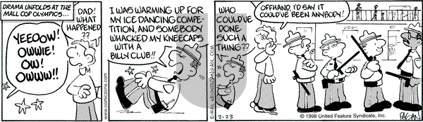Drabble - Monday February 23, 1998 Comic Strip