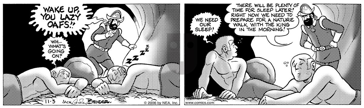 Alley Oop - Friday November 3, 2006 Comic Strip