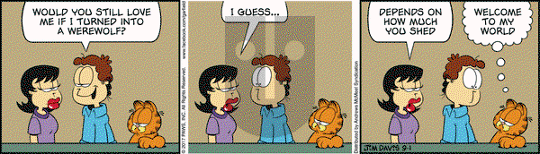 Garfield on Friday September 1, 2017 Comic Strip
