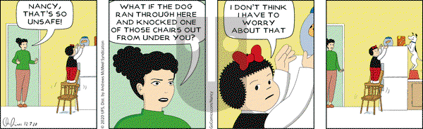 Nancy on Monday December 7, 2020 Comic Strip