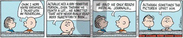 Peanuts on Wednesday November 6, 2002 Comic Strip