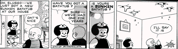 Nancy on Friday October 7, 1949 Comic Strip