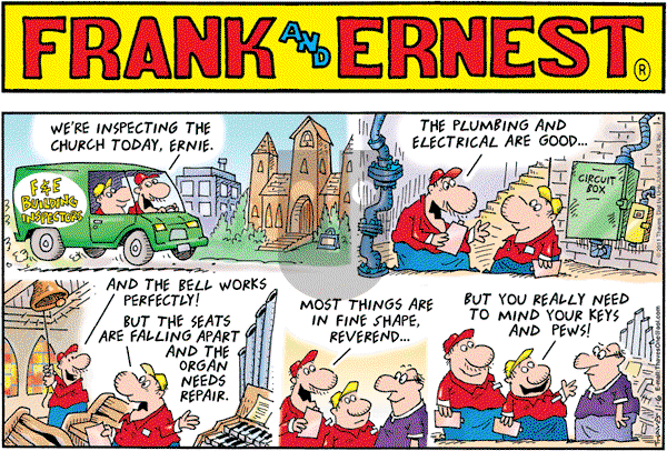 Frank and Ernest - Sunday November 6, 2011 Comic Strip
