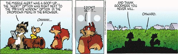 Over the Hedge on Saturday February 3, 2018 Comic Strip