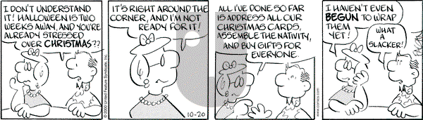 Drabble on Friday October 20, 2000 Comic Strip