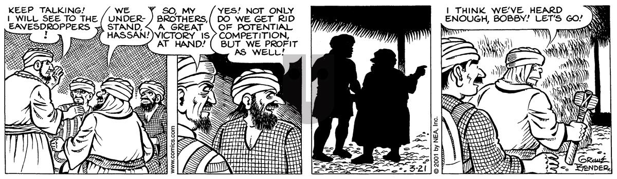 Alley Oop - Wednesday March 21, 2001 Comic Strip