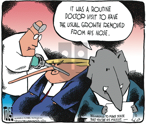 Tom Toles on Wednesday November 20, 2019 Comic Strip